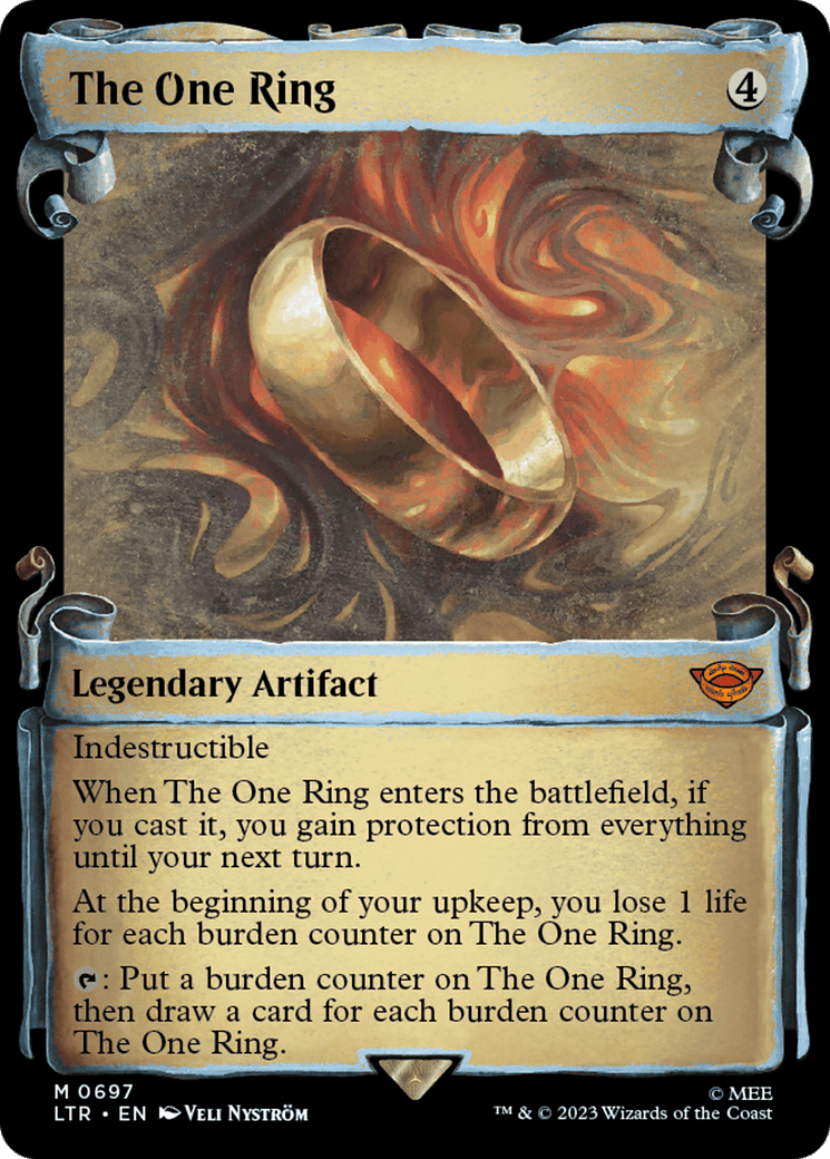 The One Ring [The Lord of the Rings: Tales of Middle-Earth Showcase Scrolls] MTG Single Magic: The Gathering  | Multizone: Comics And Games