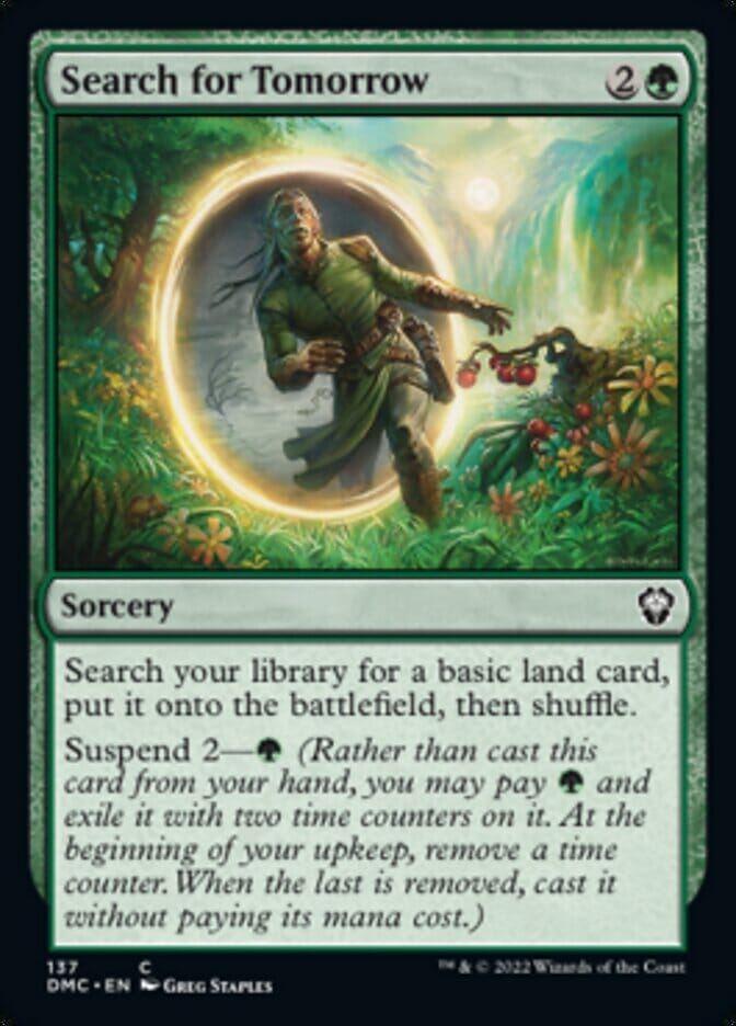 Search for Tomorrow [Dominaria United Commander] MTG Single Magic: The Gathering  | Multizone: Comics And Games
