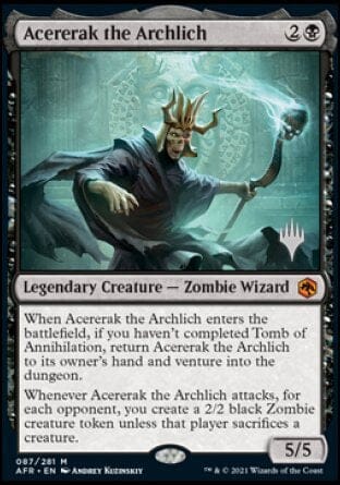 Acererak the Archlich (Promo Pack) [Dungeons & Dragons: Adventures in the Forgotten Realms Promos] MTG Single Magic: The Gathering  | Multizone: Comics And Games