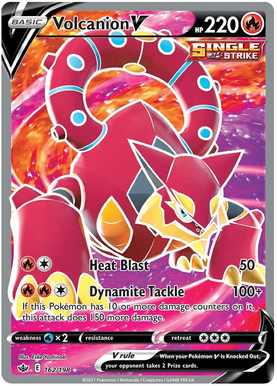Volcanion V (162/198) [Sword & Shield: Chilling Reign] Pokemon Single Pokémon  | Multizone: Comics And Games