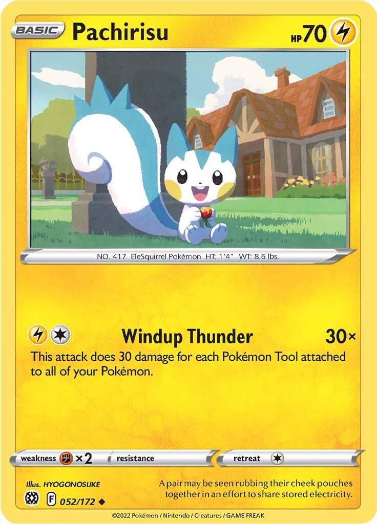 Pachirisu (052/172) [Sword & Shield: Brilliant Stars] Pokemon Single Pokémon  | Multizone: Comics And Games