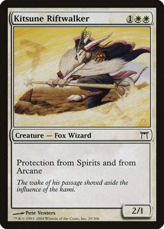 Kitsune Riftwalker [Champions of Kamigawa] MTG Single Magic: The Gathering  | Multizone: Comics And Games