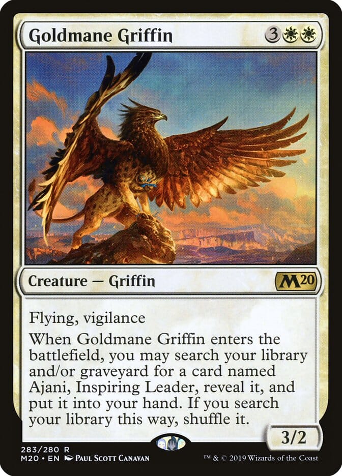 Goldmane Griffin [Core Set 2020] MTG Single Magic: The Gathering  | Multizone: Comics And Games