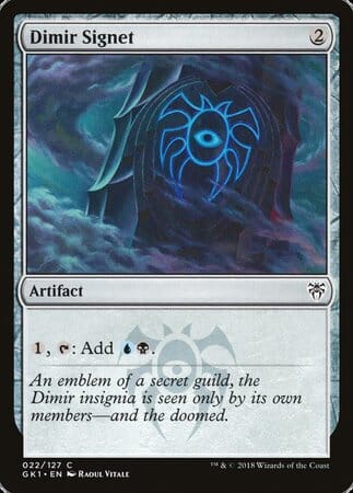 Dimir Signet [GRN Guild Kit] MTG Single Magic: The Gathering  | Multizone: Comics And Games