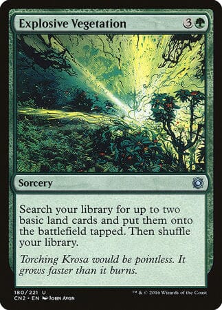 Explosive Vegetation [Conspiracy: Take the Crown] MTG Single Magic: The Gathering  | Multizone: Comics And Games