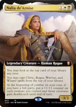 Nalia de'Arnise (Extended Art) [Commander Legends: Battle for Baldur's Gate] MTG Single Magic: The Gathering  | Multizone: Comics And Games
