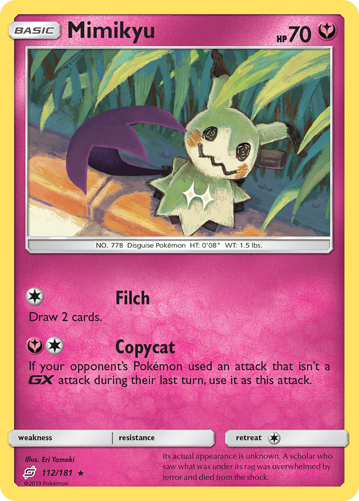 Mimikyu (112/181) [Sun & Moon: Team Up] Pokemon Single Pokémon  | Multizone: Comics And Games