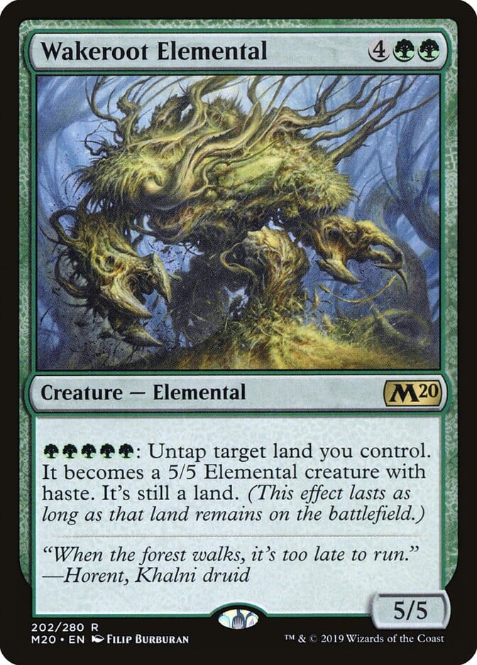 Wakeroot Elemental [Core Set 2020] MTG Single Magic: The Gathering  | Multizone: Comics And Games