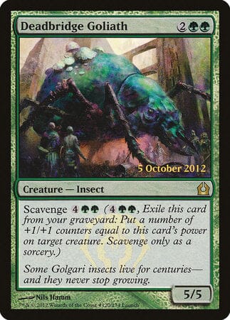 Deadbridge Goliath [Return to Ravnica Promos] MTG Single Magic: The Gathering  | Multizone: Comics And Games