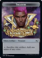Clown Robot (002) // Treasure (012) Double-sided Token [Unfinity Tokens] MTG Single Magic: The Gathering  | Multizone: Comics And Games