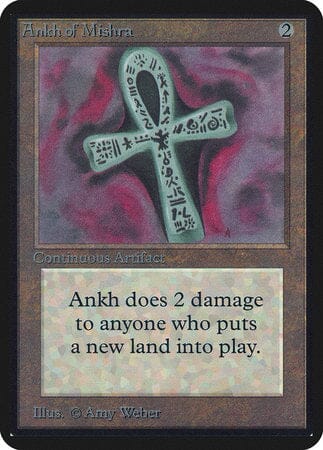 Ankh of Mishra [Limited Edition Alpha] MTG Single Magic: The Gathering  | Multizone: Comics And Games