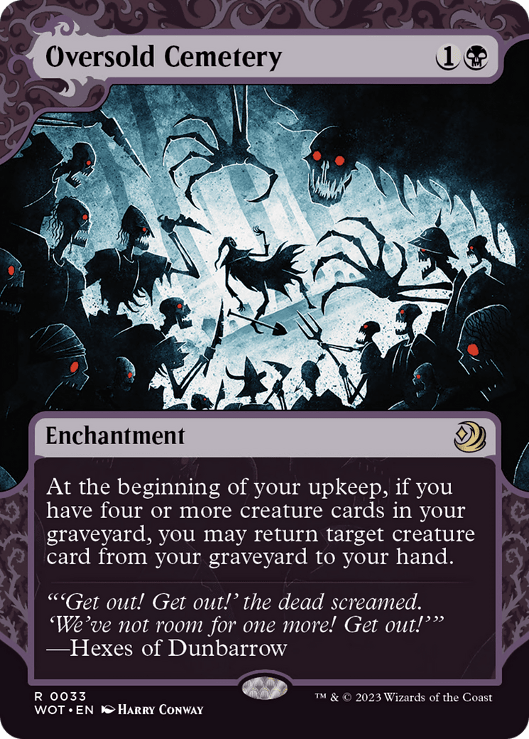 Oversold Cemetery [Wilds of Eldraine: Enchanting Tales] MTG Single Magic: The Gathering  | Multizone: Comics And Games