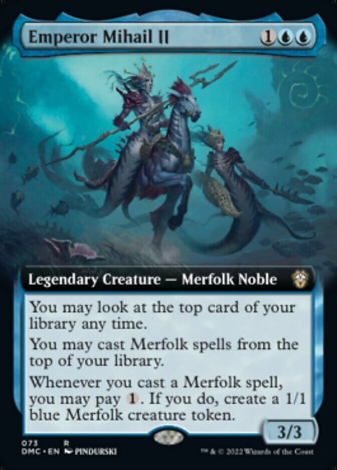 Emperor Mihail II (Extended Art) [Dominaria United Commander] MTG Single Magic: The Gathering  | Multizone: Comics And Games