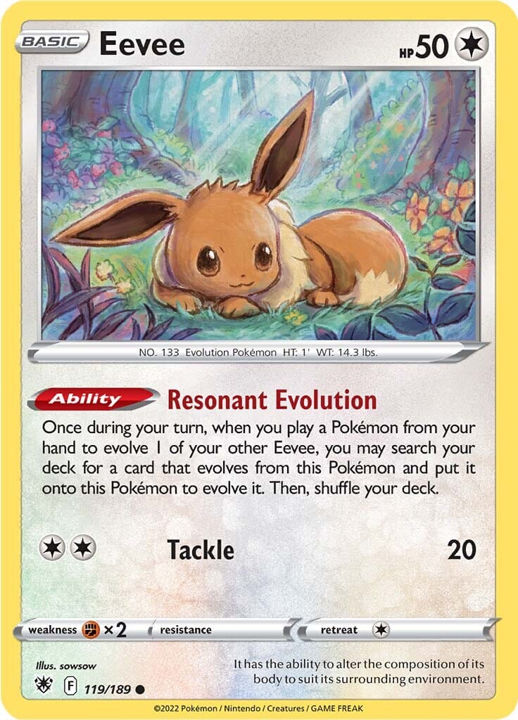 Eevee (119/189) [Sword & Shield: Astral Radiance] Pokemon Single Pokémon  | Multizone: Comics And Games