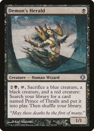 Demon's Herald [Shards of Alara] MTG Single Magic: The Gathering  | Multizone: Comics And Games