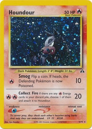 Houndour (5/75) [Neo Discovery Unlimited] Pokemon Single Pokémon  | Multizone: Comics And Games