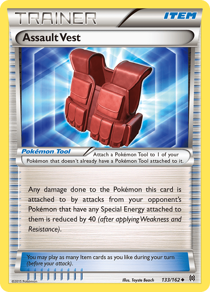 Assault Vest (133/162) [XY: BREAKthrough] Pokemon Single Pokémon  | Multizone: Comics And Games