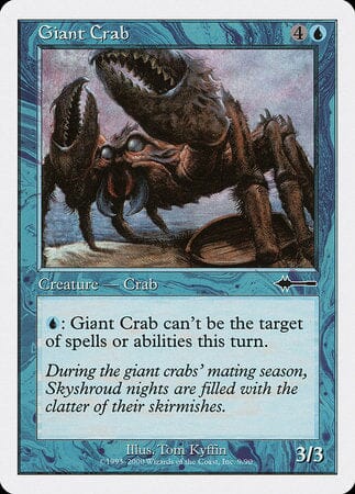 Giant Crab [Beatdown Box Set] MTG Single Magic: The Gathering  | Multizone: Comics And Games