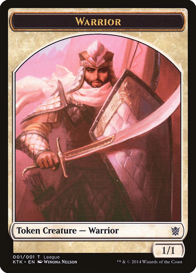 Warrior [League Tokens 2014] MTG Single Magic: The Gathering  | Multizone: Comics And Games
