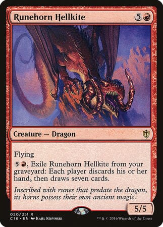 Runehorn Hellkite [Commander 2016] MTG Single Magic: The Gathering  | Multizone: Comics And Games