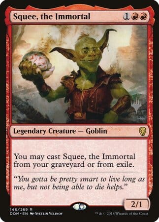 Squee, the Immortal [Dominaria Promos] MTG Single Magic: The Gathering  | Multizone: Comics And Games