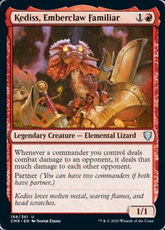 Kediss, Emberclaw Familiar [Commander Legends] MTG Single Magic: The Gathering  | Multizone: Comics And Games