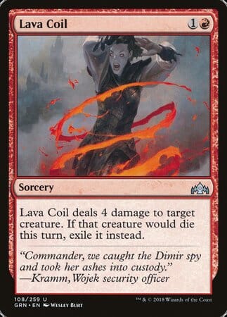 Lava Coil [Guilds of Ravnica] MTG Single Magic: The Gathering  | Multizone: Comics And Games