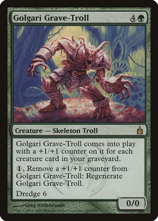 Golgari Grave-Troll [Ravnica: City of Guilds] MTG Single Magic: The Gathering  | Multizone: Comics And Games