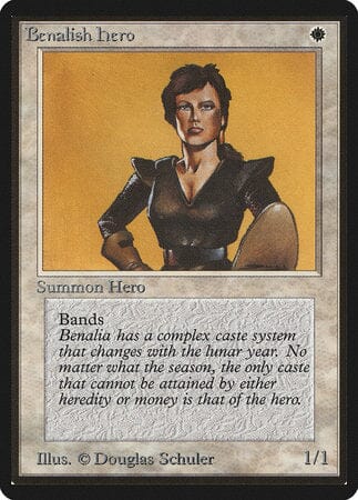 Benalish Hero [Limited Edition Beta] MTG Single Magic: The Gathering  | Multizone: Comics And Games