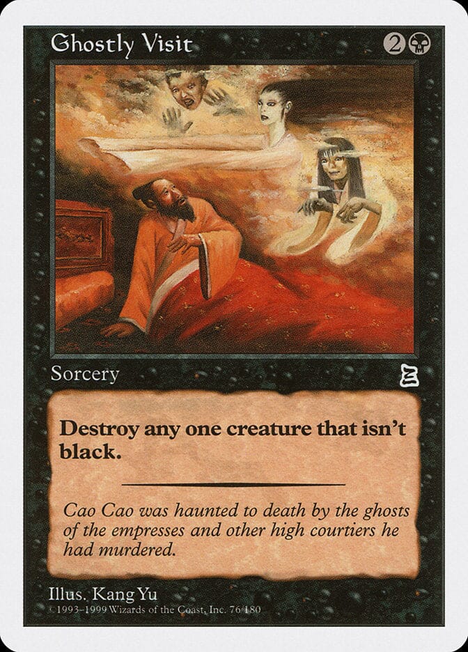 Ghostly Visit [Portal Three Kingdoms] MTG Single Magic: The Gathering  | Multizone: Comics And Games