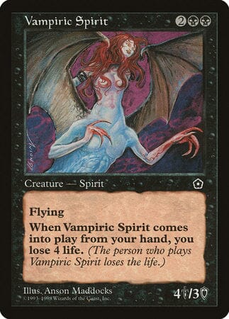 Vampiric Spirit [Portal Second Age] MTG Single Magic: The Gathering  | Multizone: Comics And Games