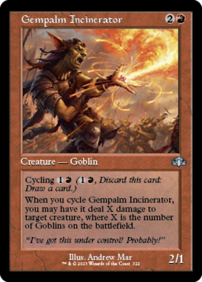 Gempalm Incinerator (Retro) [Dominaria Remastered] MTG Single Magic: The Gathering  | Multizone: Comics And Games