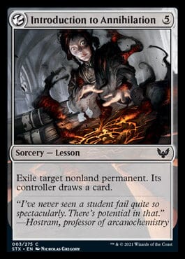 Introduction to Annihilation [Strixhaven: School of Mages] MTG Single Magic: The Gathering  | Multizone: Comics And Games