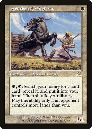 Weathered Wayfarer [Onslaught] MTG Single Magic: The Gathering  | Multizone: Comics And Games