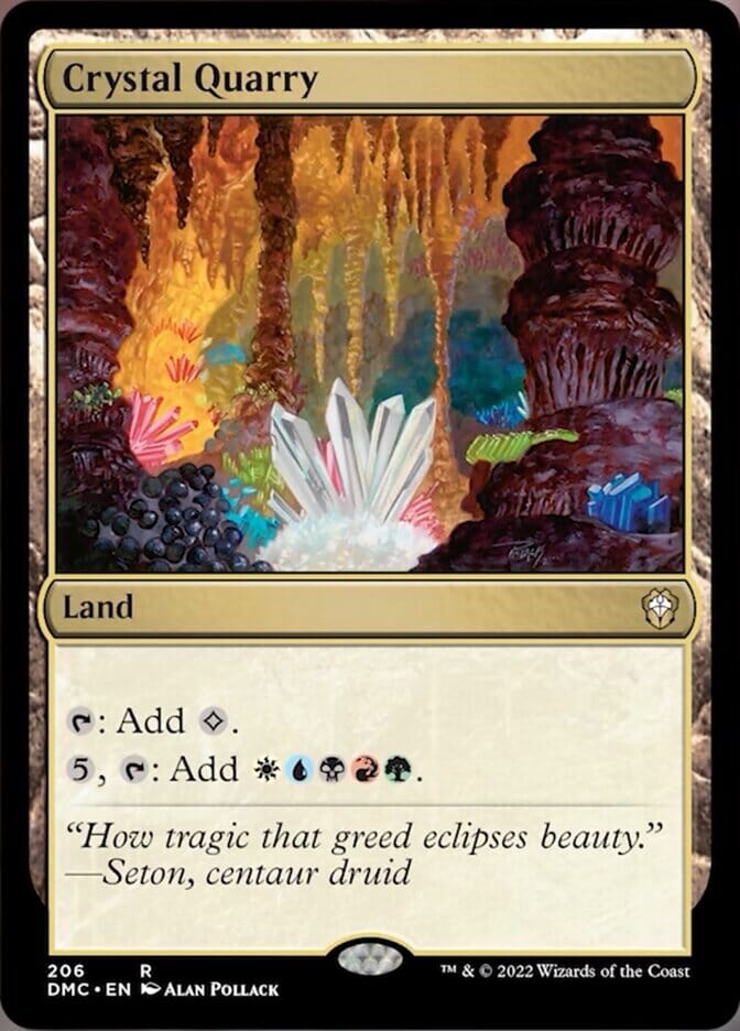 Crystal Quarry [Dominaria United Commander] MTG Single Magic: The Gathering  | Multizone: Comics And Games