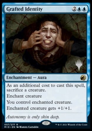 Grafted Identity (Promo Pack) [Innistrad: Midnight Hunt Promos] MTG Single Magic: The Gathering  | Multizone: Comics And Games