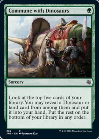 Commune with Dinosaurs [Jumpstart] MTG Single Magic: The Gathering  | Multizone: Comics And Games