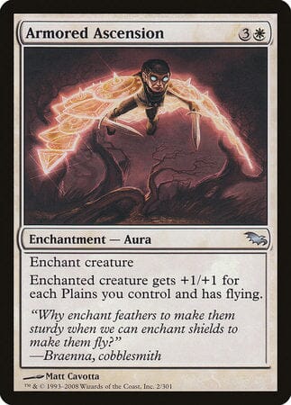 Armored Ascension [Shadowmoor] MTG Single Magic: The Gathering  | Multizone: Comics And Games