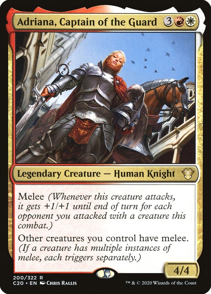 Adriana, Captain of the Guard [Commander 2020] MTG Single Magic: The Gathering  | Multizone: Comics And Games
