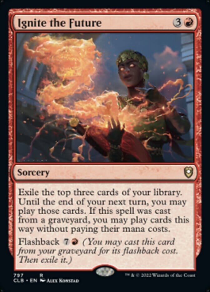 Ignite the Future [Commander Legends: Battle for Baldur's Gate] MTG Single Magic: The Gathering  | Multizone: Comics And Games