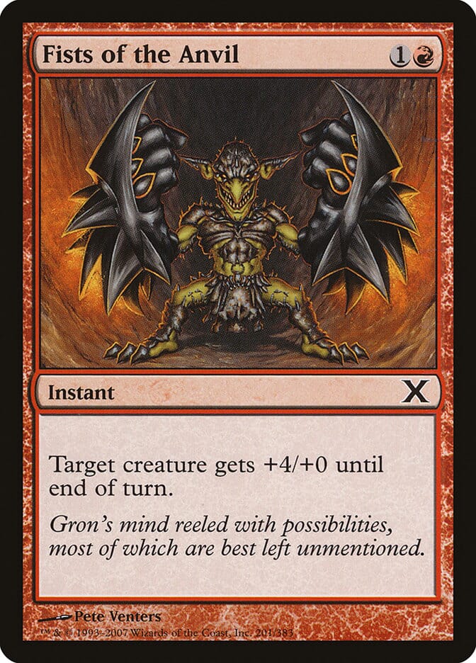 Fists of the Anvil [Tenth Edition] MTG Single Magic: The Gathering  | Multizone: Comics And Games