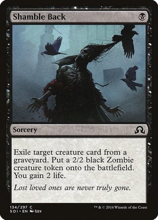 Shamble Back [Shadows over Innistrad] MTG Single Magic: The Gathering  | Multizone: Comics And Games