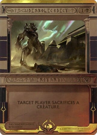 Diabolic Edict [Amonkhet Invocations] MTG Single Magic: The Gathering  | Multizone: Comics And Games