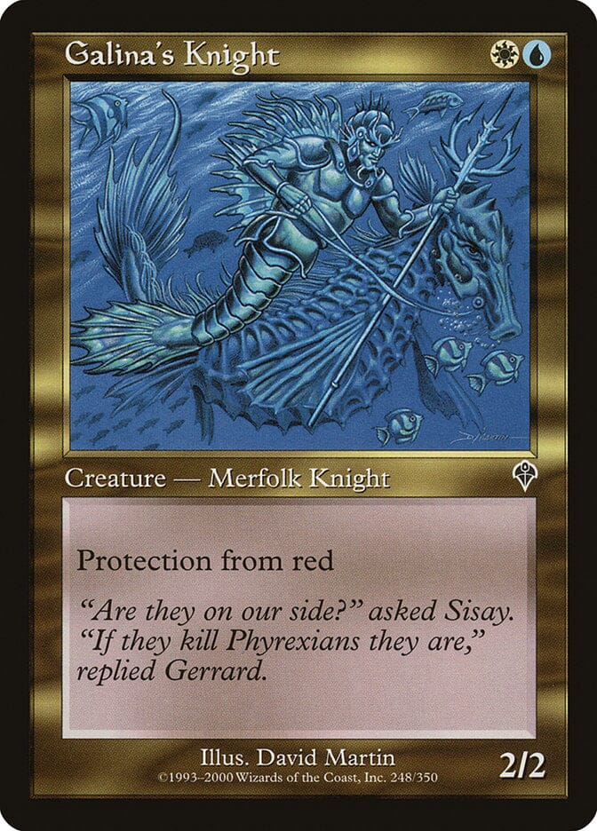 Galina's Knight [Invasion] MTG Single Magic: The Gathering  | Multizone: Comics And Games