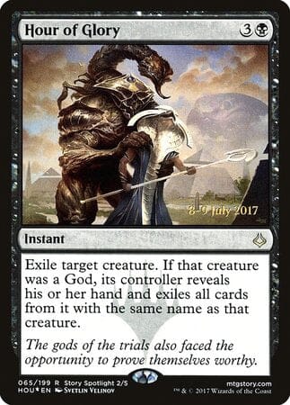 Hour of Glory [Hour of Devastation Promos] MTG Single Magic: The Gathering  | Multizone: Comics And Games