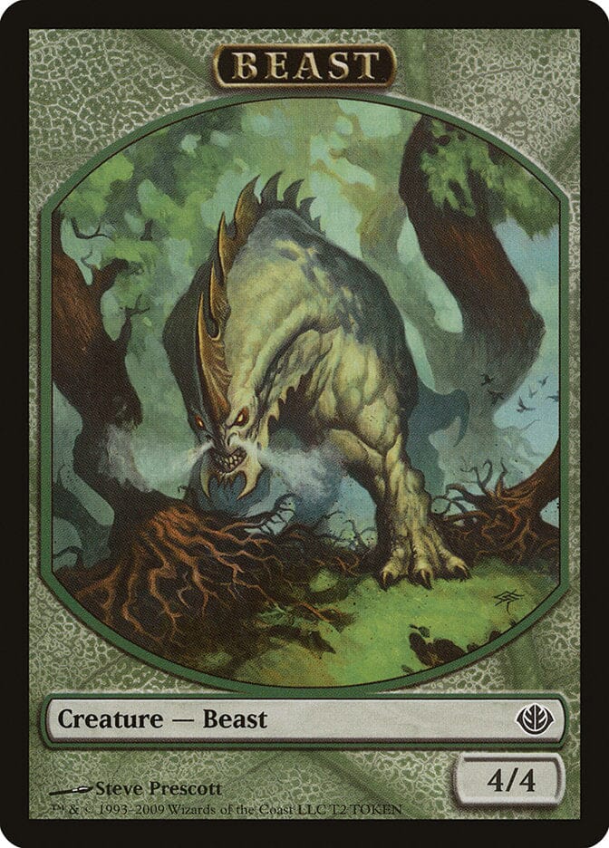Beast (T2) [Duel Decks: Garruk vs. Liliana Tokens] MTG Single Magic: The Gathering  | Multizone: Comics And Games