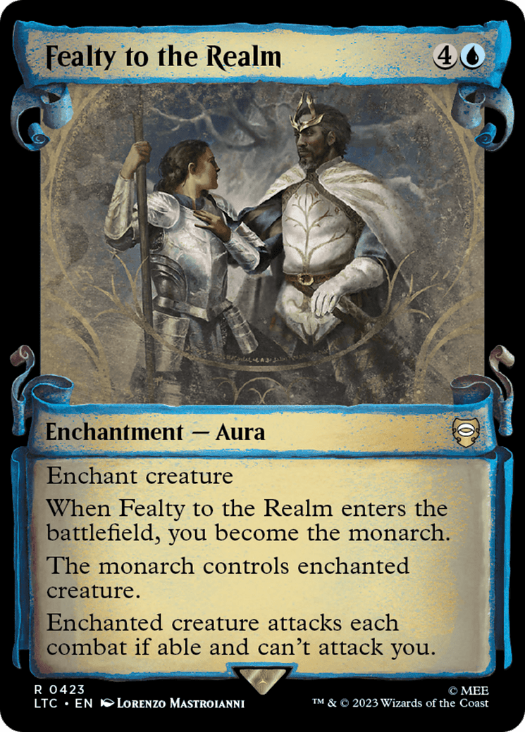 Fealty to the Realm [The Lord of the Rings: Tales of Middle-Earth Commander Showcase Scrolls] MTG Single Magic: The Gathering  | Multizone: Comics And Games