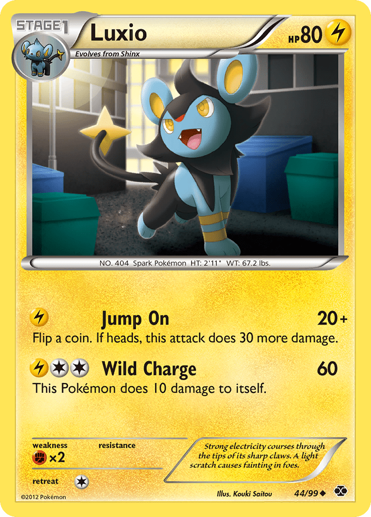 Luxio (44/99) [Black & White: Next Destinies] Pokemon Single Pokémon  | Multizone: Comics And Games
