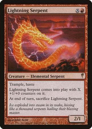 Lightning Serpent [Coldsnap] MTG Single Magic: The Gathering  | Multizone: Comics And Games