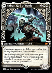 Halvar, God of Battle // Sword of the Realms (Showcase) [Kaldheim] MTG Single Magic: The Gathering  | Multizone: Comics And Games